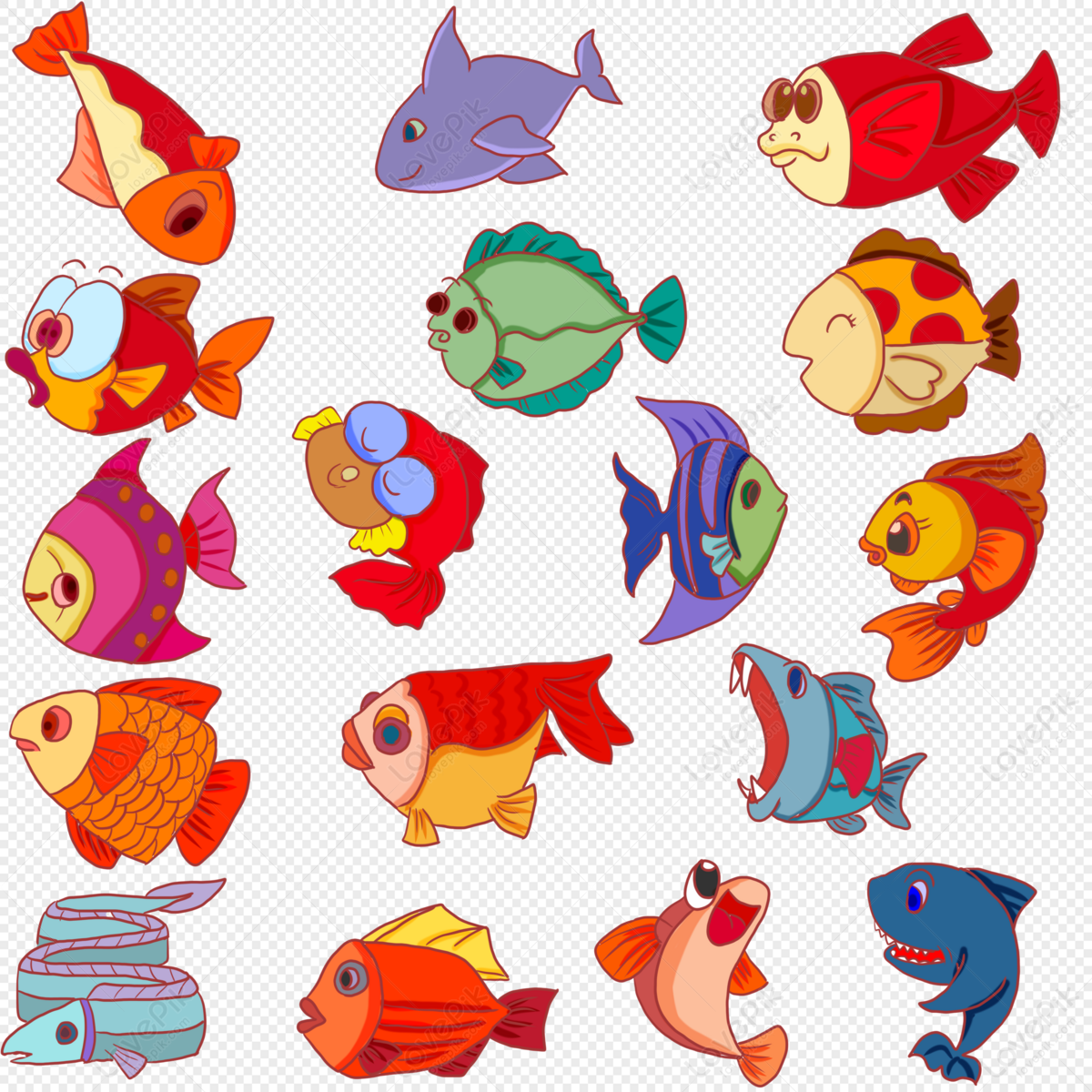 Fish, Colorful Fish, Art Painting, Fish Fishes PNG Free Download