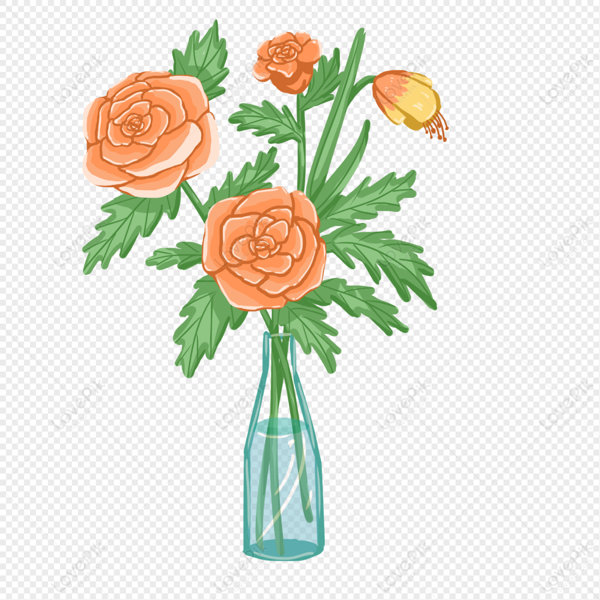 Flower Vase PNG Images With Transparent Background | Free Download ...