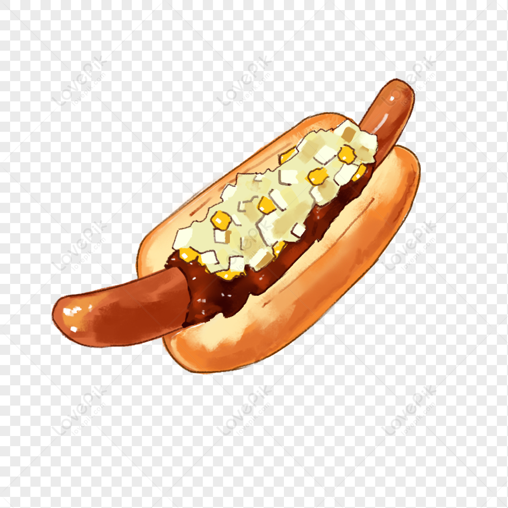Hot Dog Png White Transparent And Clipart Image For Free Download - Lovepik  | 401373052