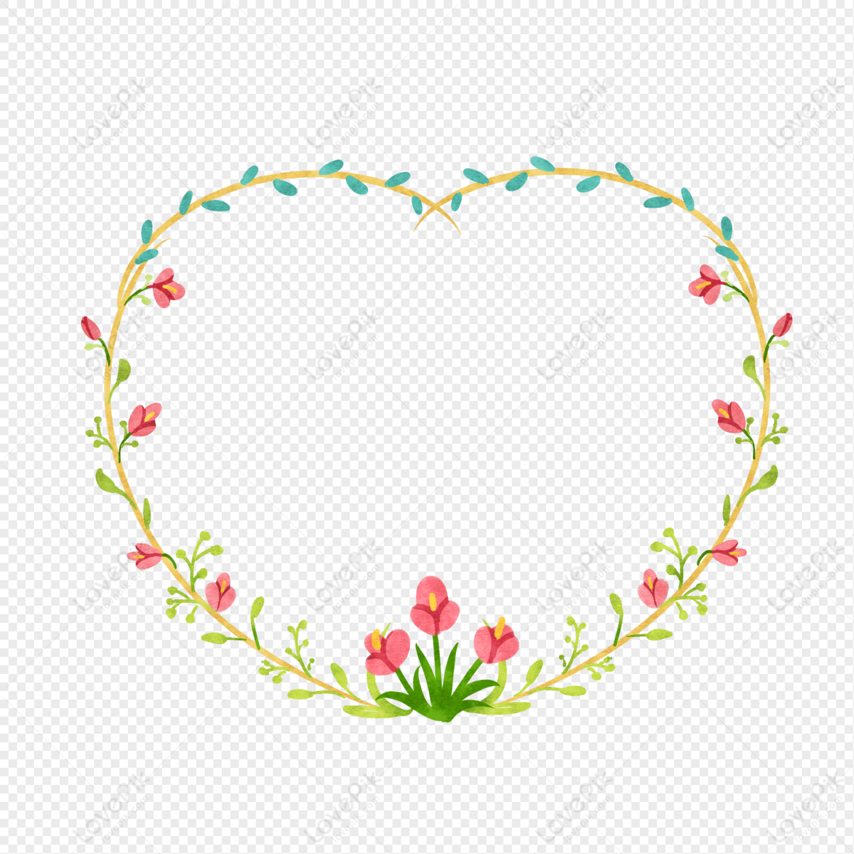 Love Wreath PNG Images With Transparent Background | Free Download On ...