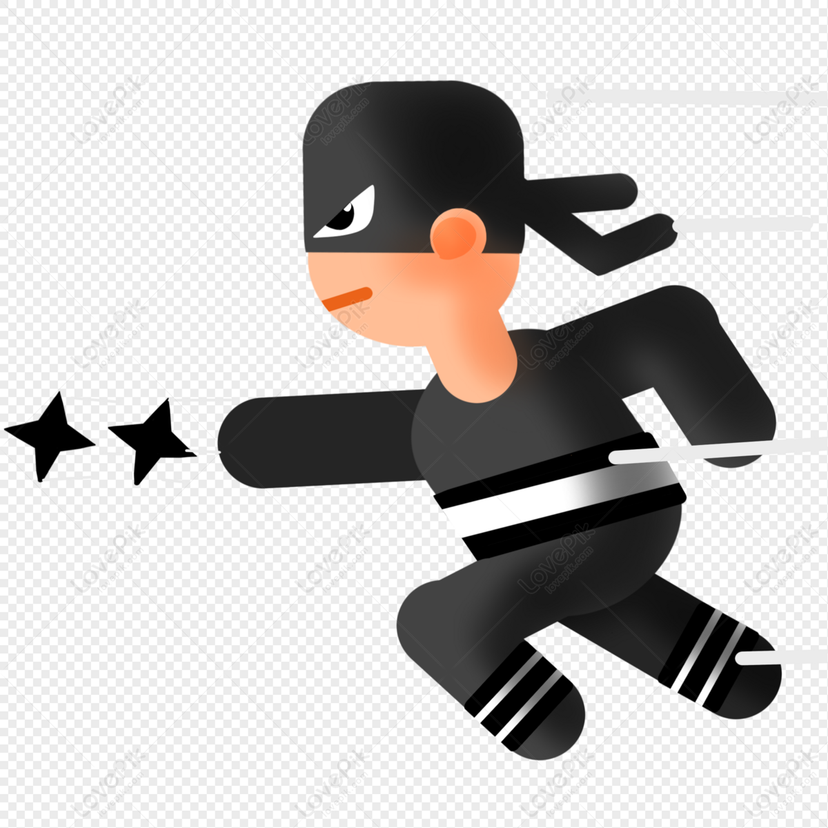 Ninja PNG White Transparent And Clipart Image For Free Download - Lovepik |  401376282