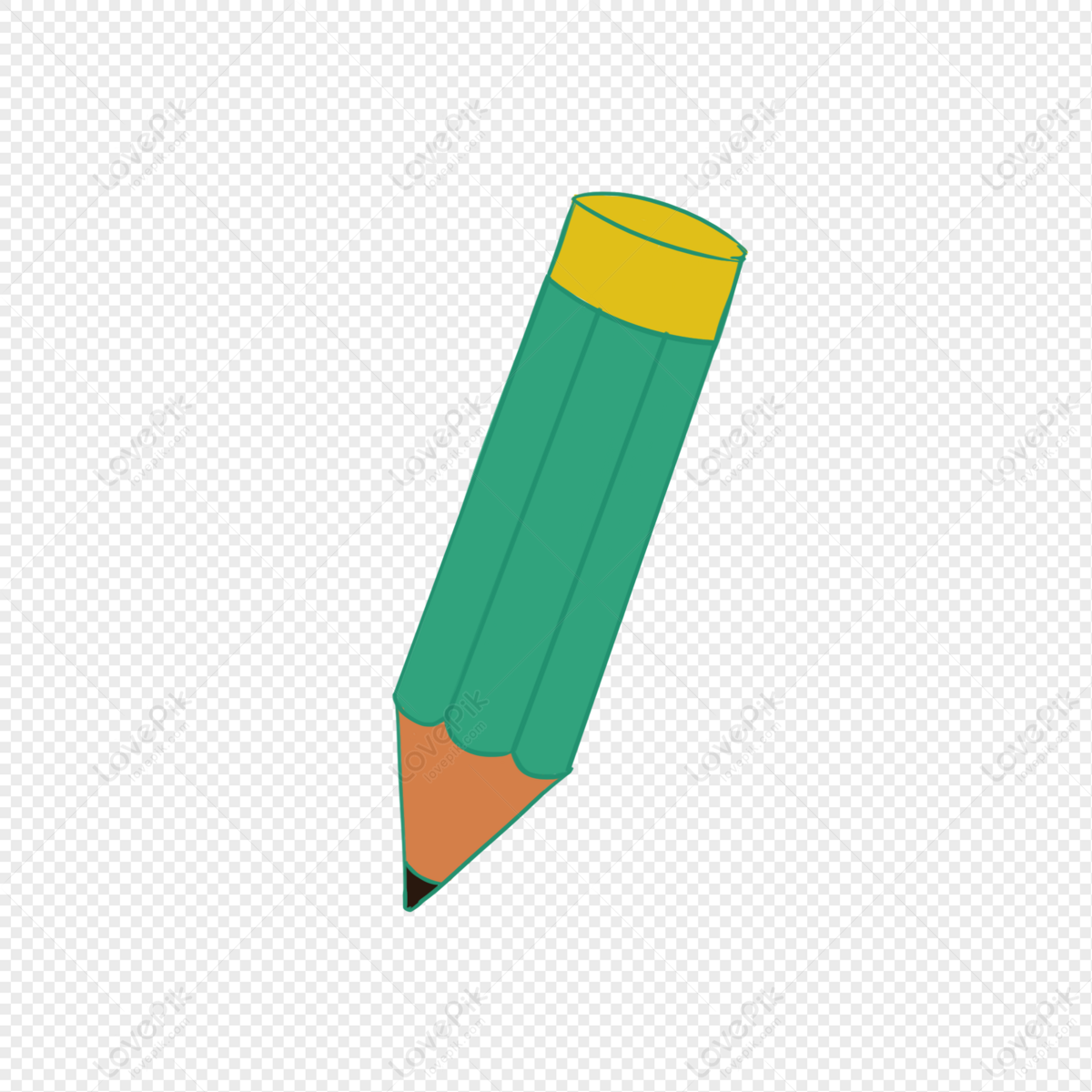 green pencil icon
