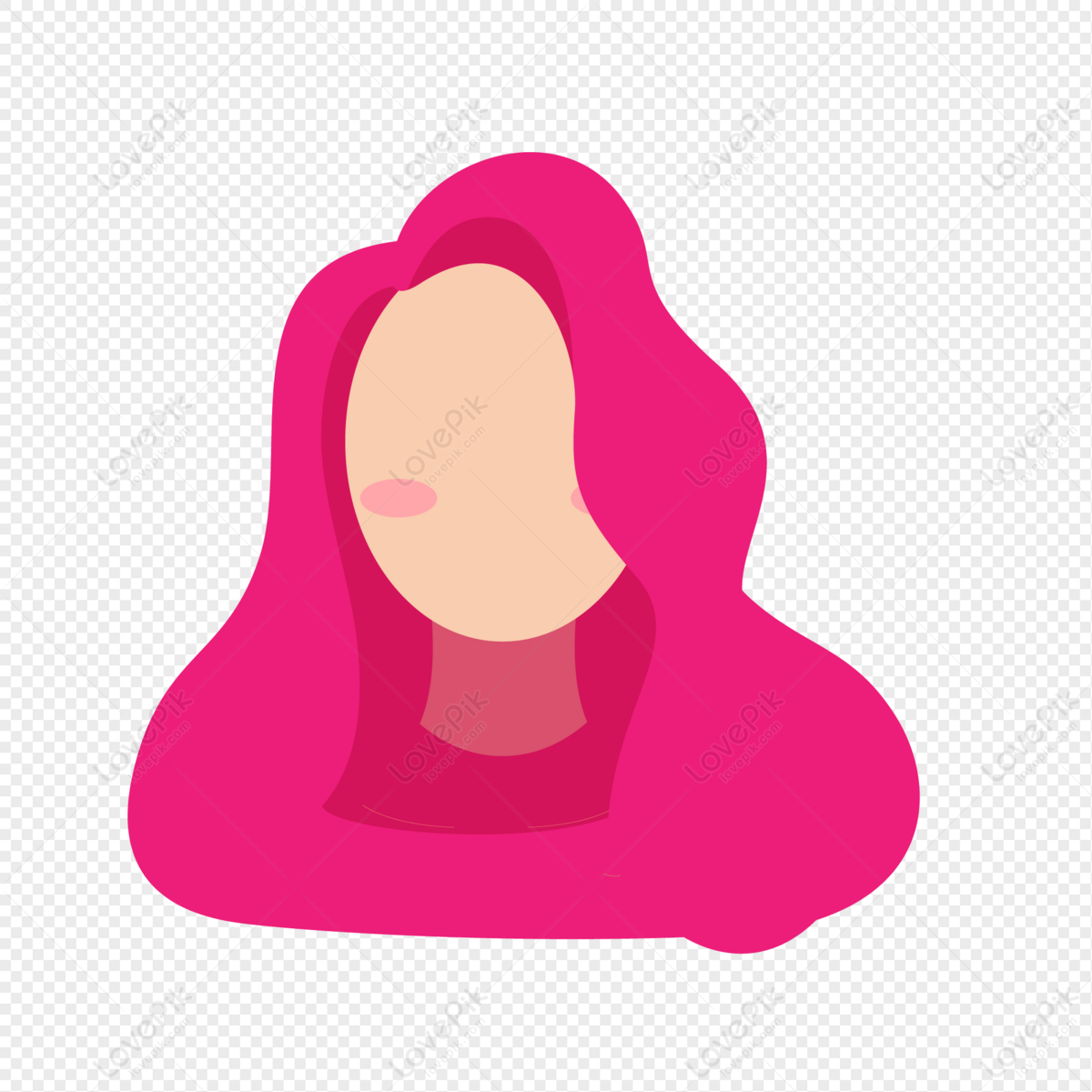 Cute Girls Avatar PNG Picture, Cute Girl Avatar Element Icon