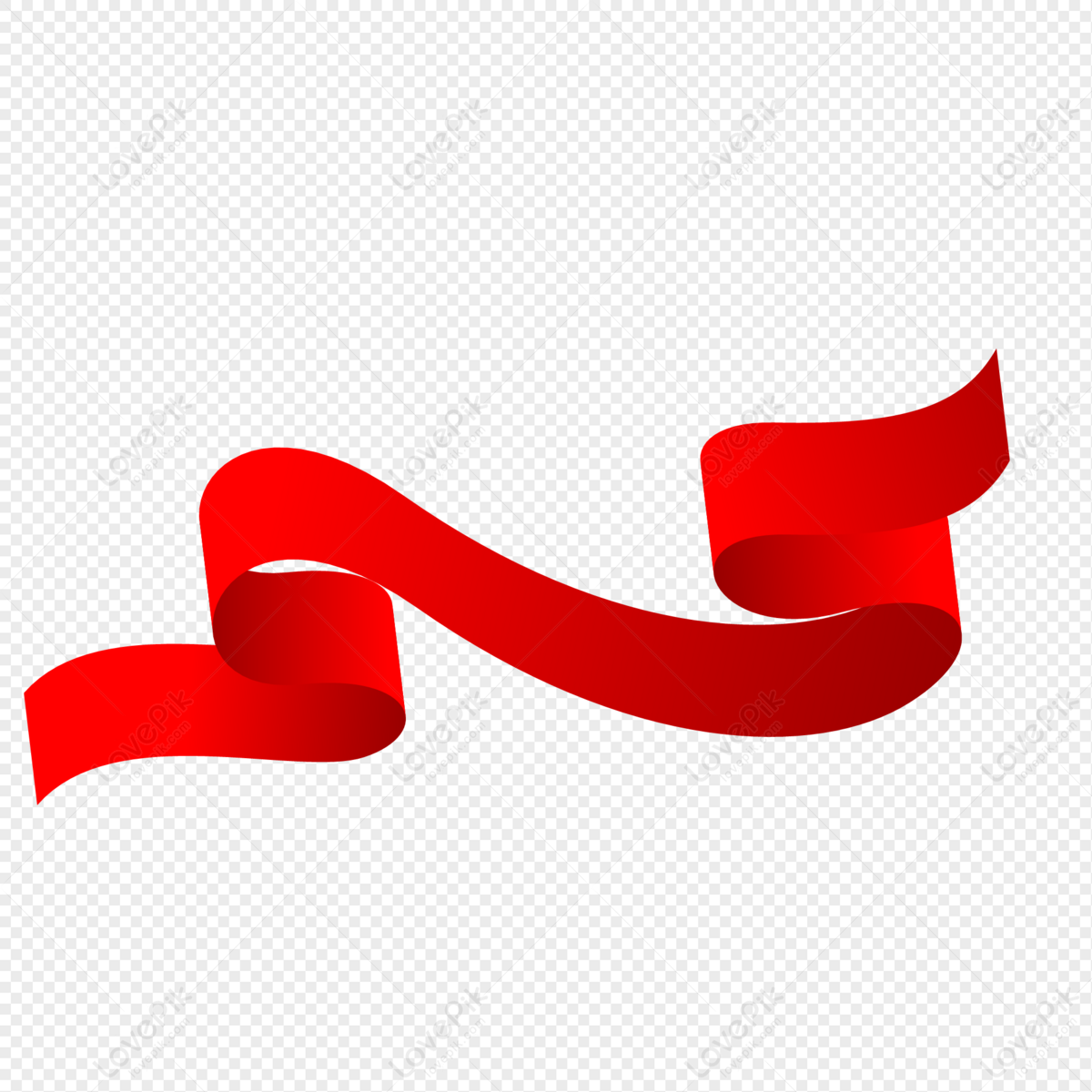 Drawing Red Streamers Commercial Original Elements PNG Images