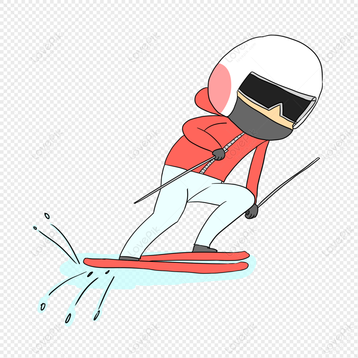 free clipart skiing