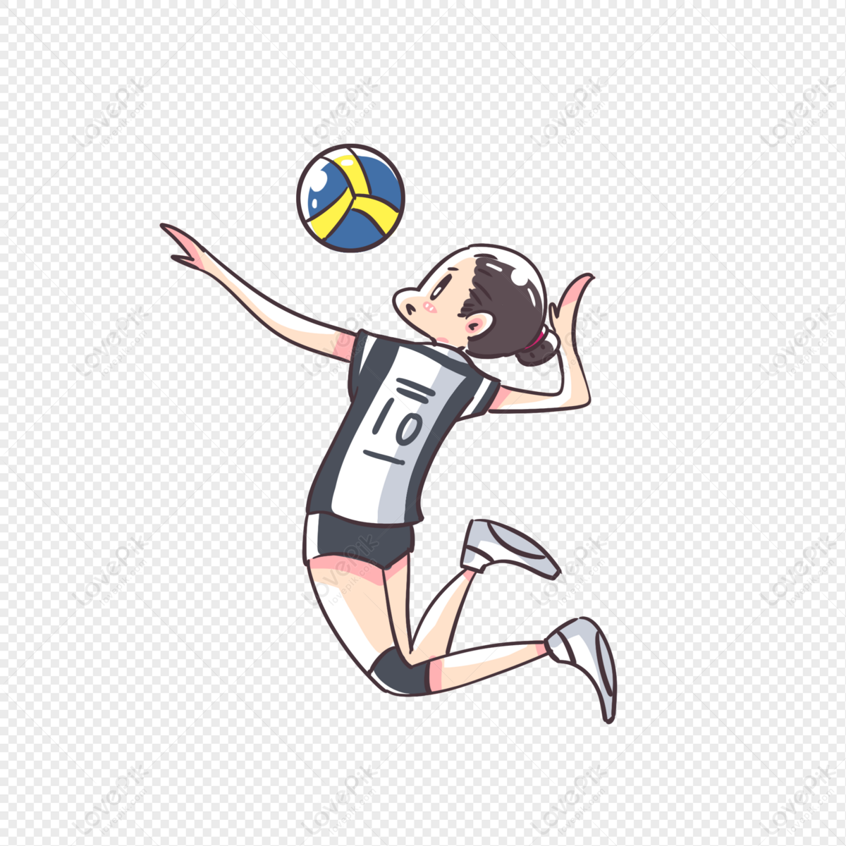 Volleyball Player, Vector Volleyball, Ball Player, Sports Meet PNG Hd ...