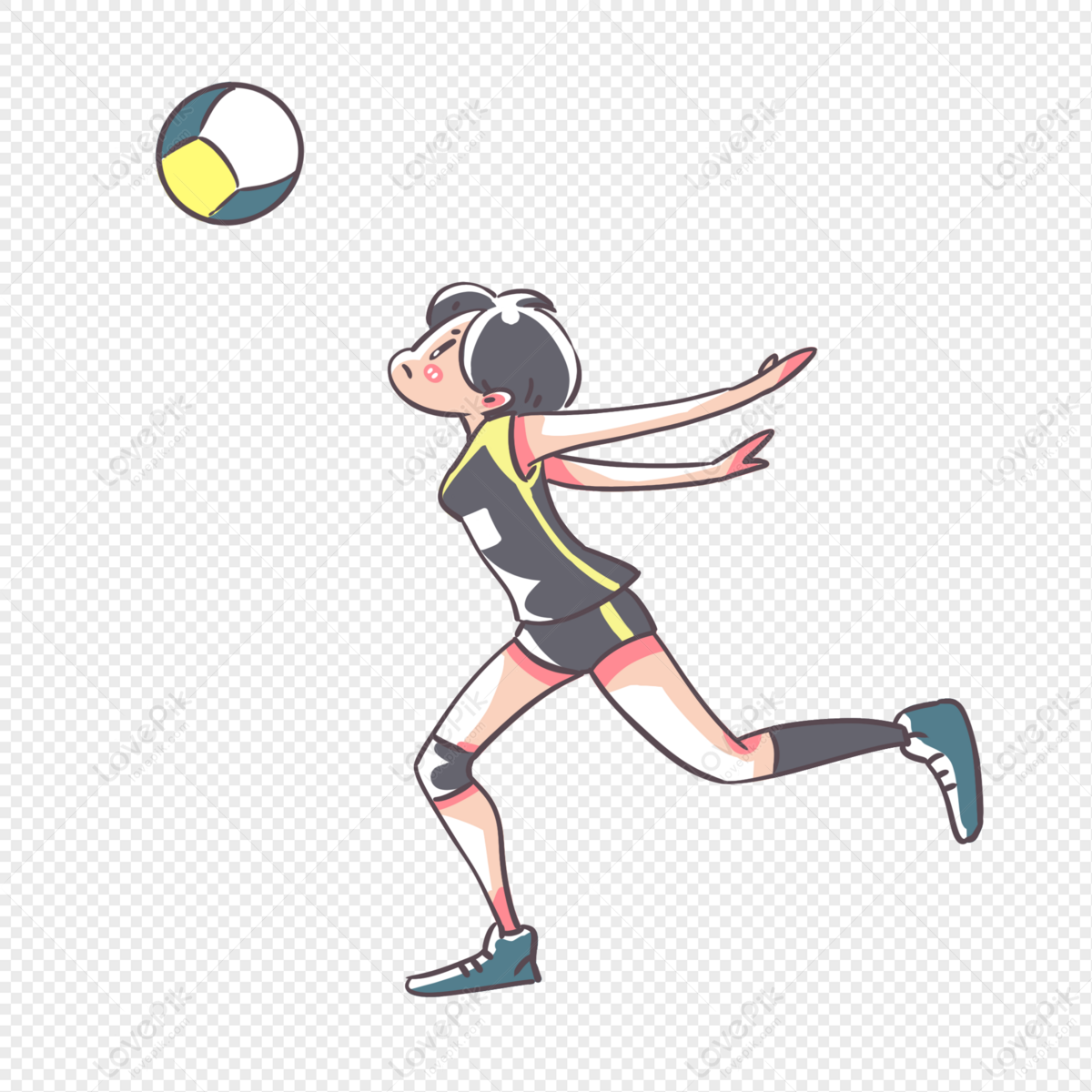 Jugador De Voleibol PNG Imágenes Gratis - Lovepik