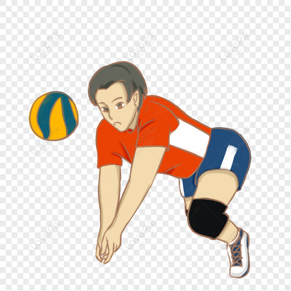 Volleyball, Cartoon Player, Cartoon Volleyball, Ball Cartoon PNG ...