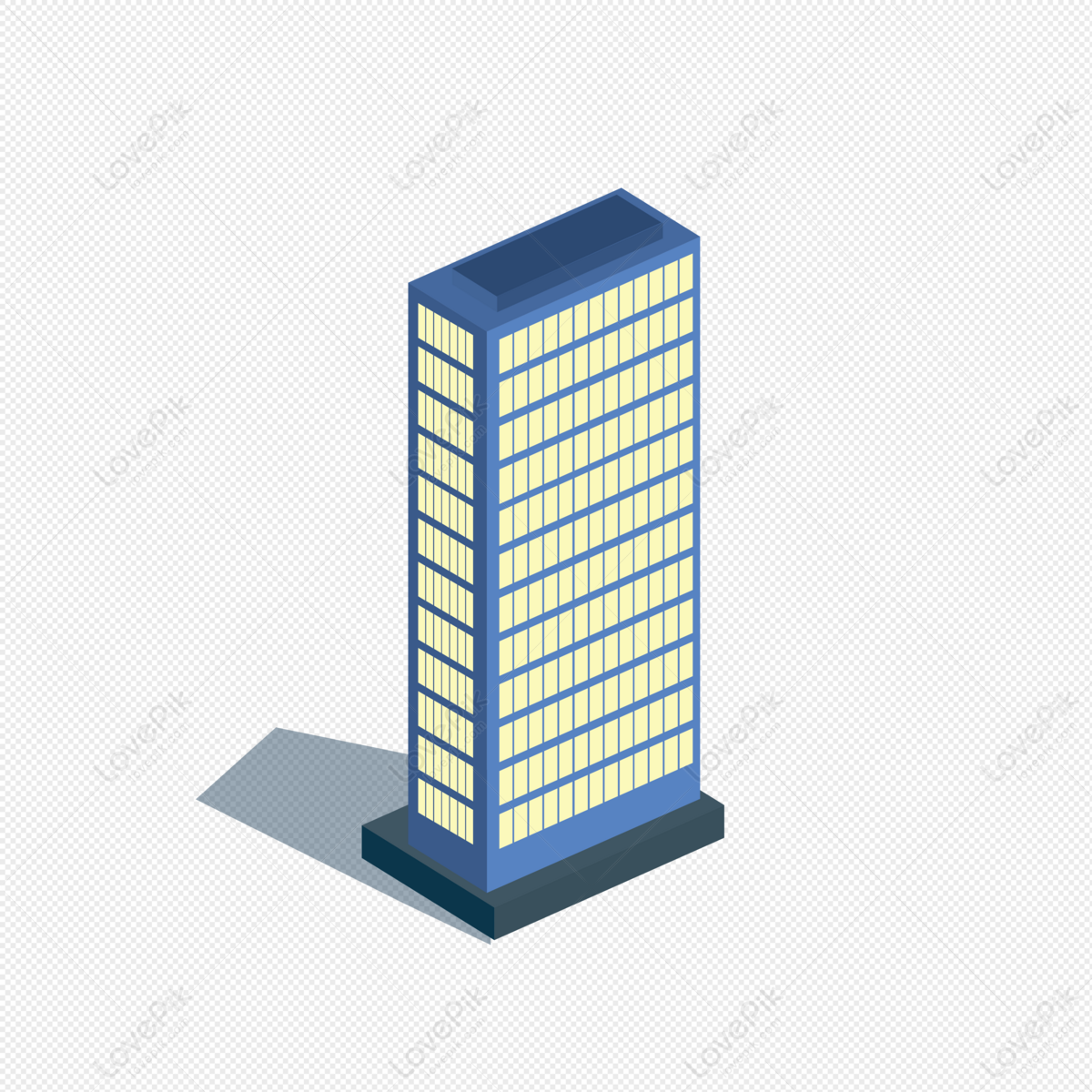 Ai Vector Illustration 25d Building High Rise Office Building PNG Free  Download And Clipart Image For Free Download - Lovepik | 401411773