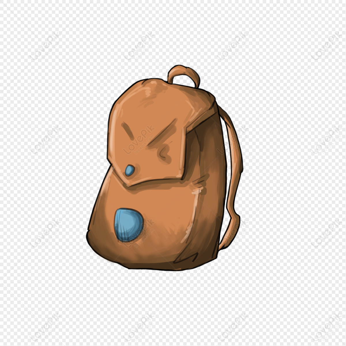Backpack bag travel bag, free illustration, travel, game ground png free download