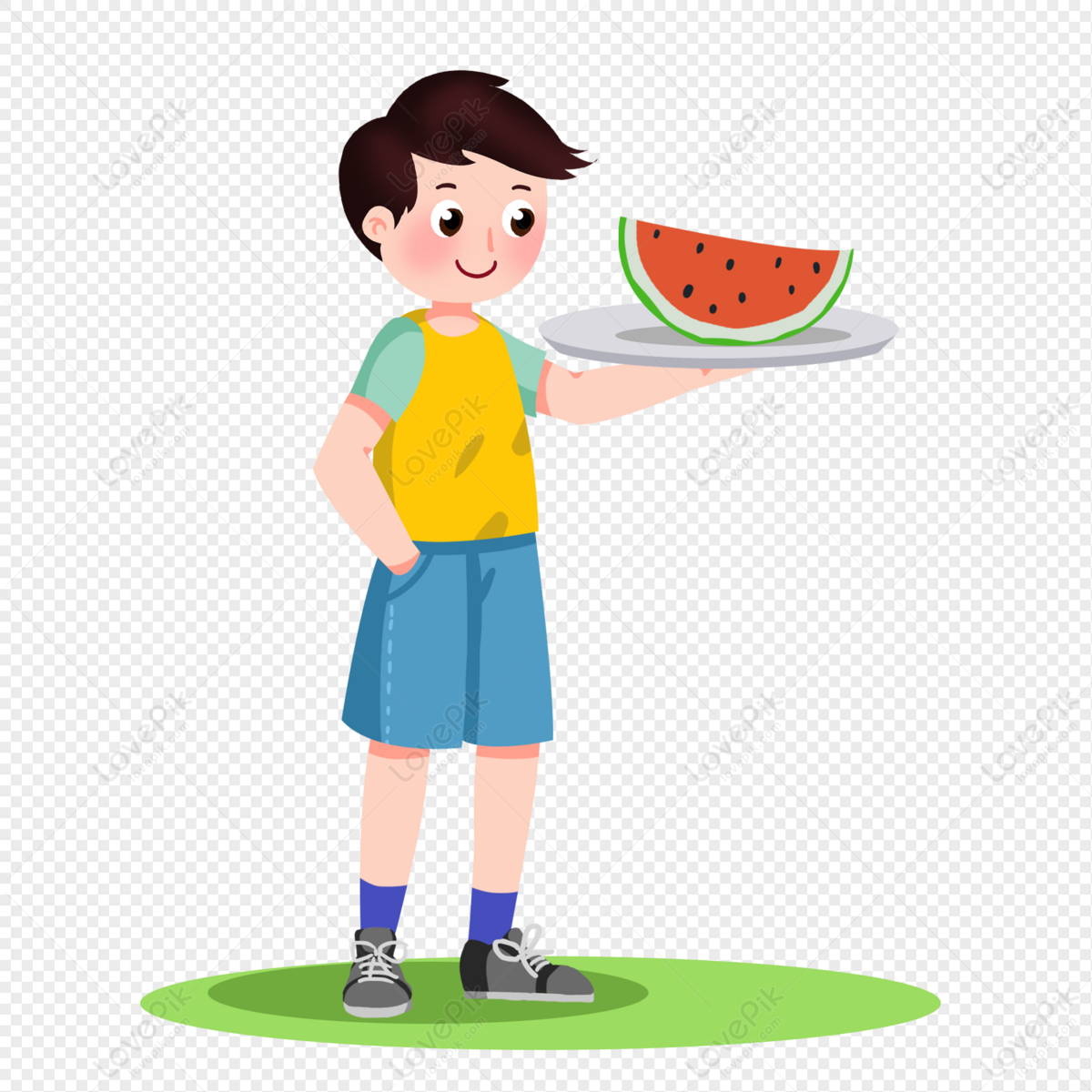 तरबूज खाने वाला कार्टून लड़का चित्र डाउनलोड_ग्राफिक्सPRFचित्र  आईडी401421647_PSDचित्र प्रारूपमुफ्त की तस्वीर