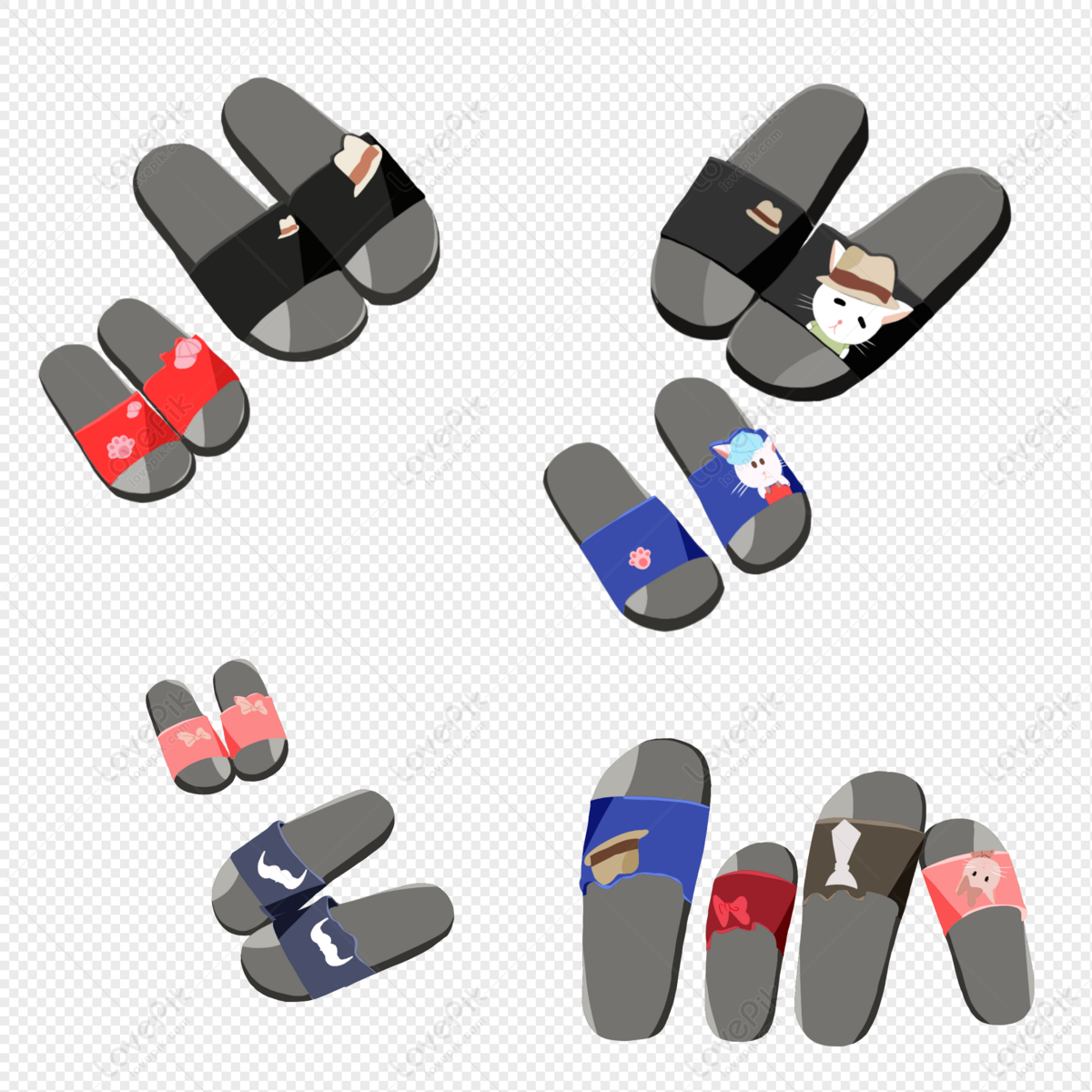 Slipper Flip-flops Shoe, Cartoon sandals, cartoon Character, cartoon Arms  png | PNGEgg