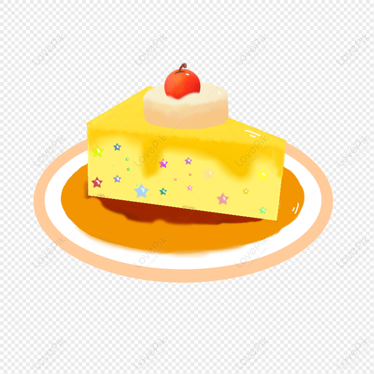 Cheesecake PNG | Watercolor Cake Clipart | Baking Clipart | - Inspire Uplift