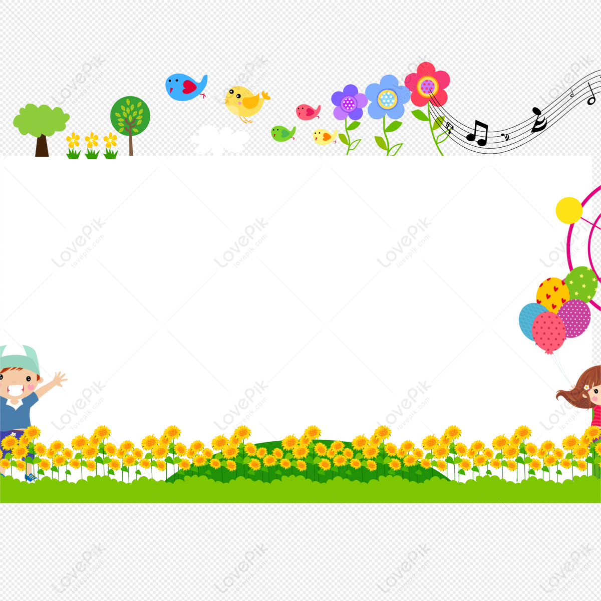 Childrens Festive Border PNG Transparent Background And Clipart Image For  Free Download - Lovepik | 401422790