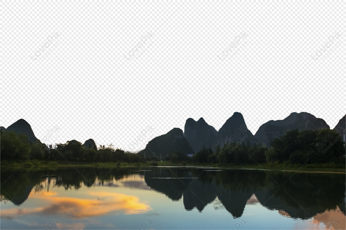 Guilin Sunset PNG Image Free Download And Clipart Image For Free ...