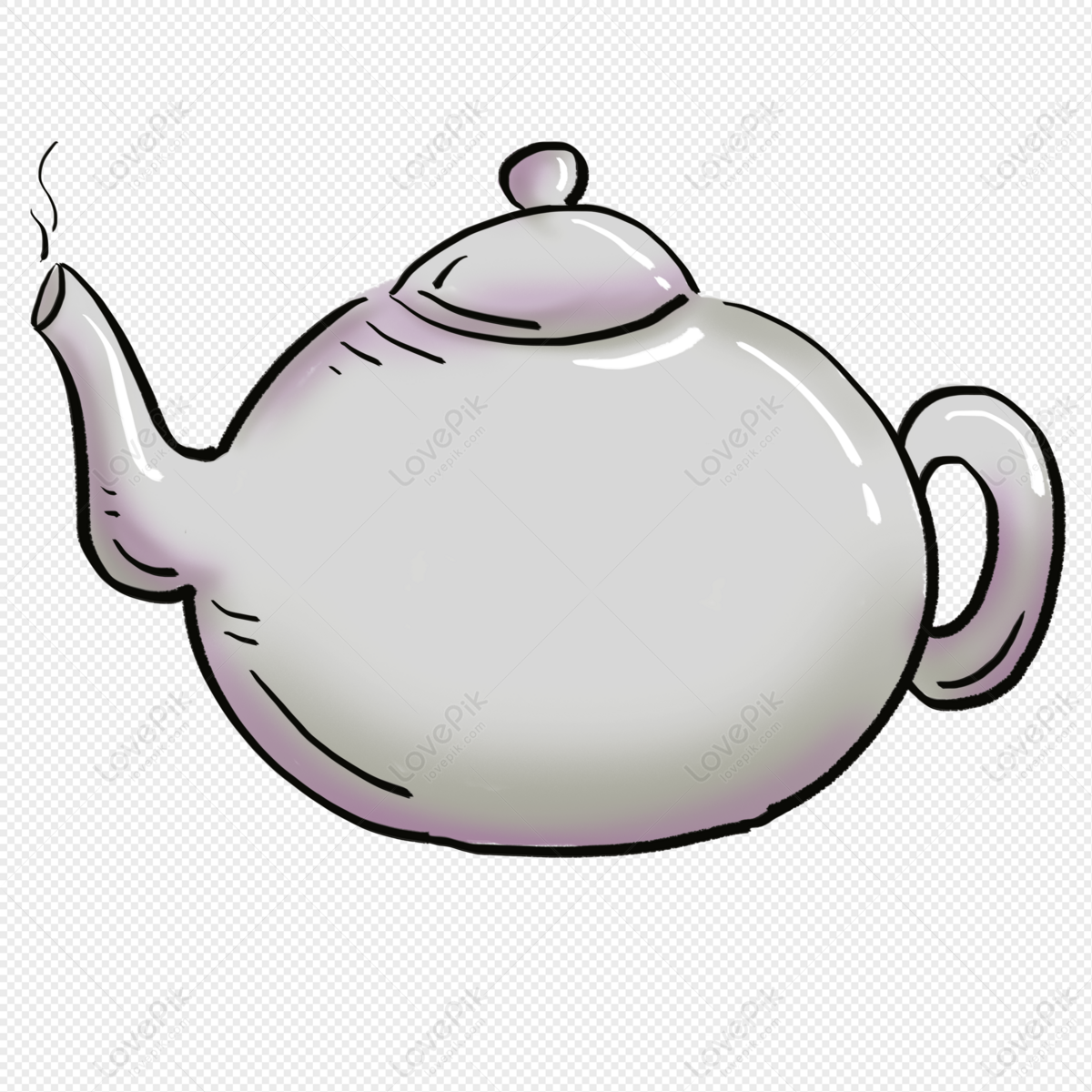 Hand Painted Cartoon Teapot Border Dialog Box Free Material PNG Hd  Transparent Image And Clipart Image For Free Download - Lovepik | 401417184