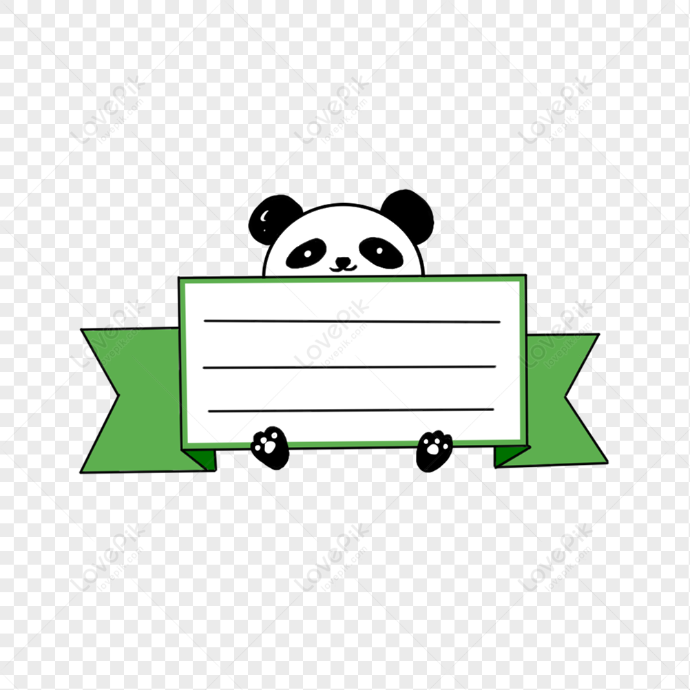 Cute Anumal Bordr / Frame With Panda. Royalty Free SVG, Cliparts, Vectors,  and Stock Illustration. Image 38908528.