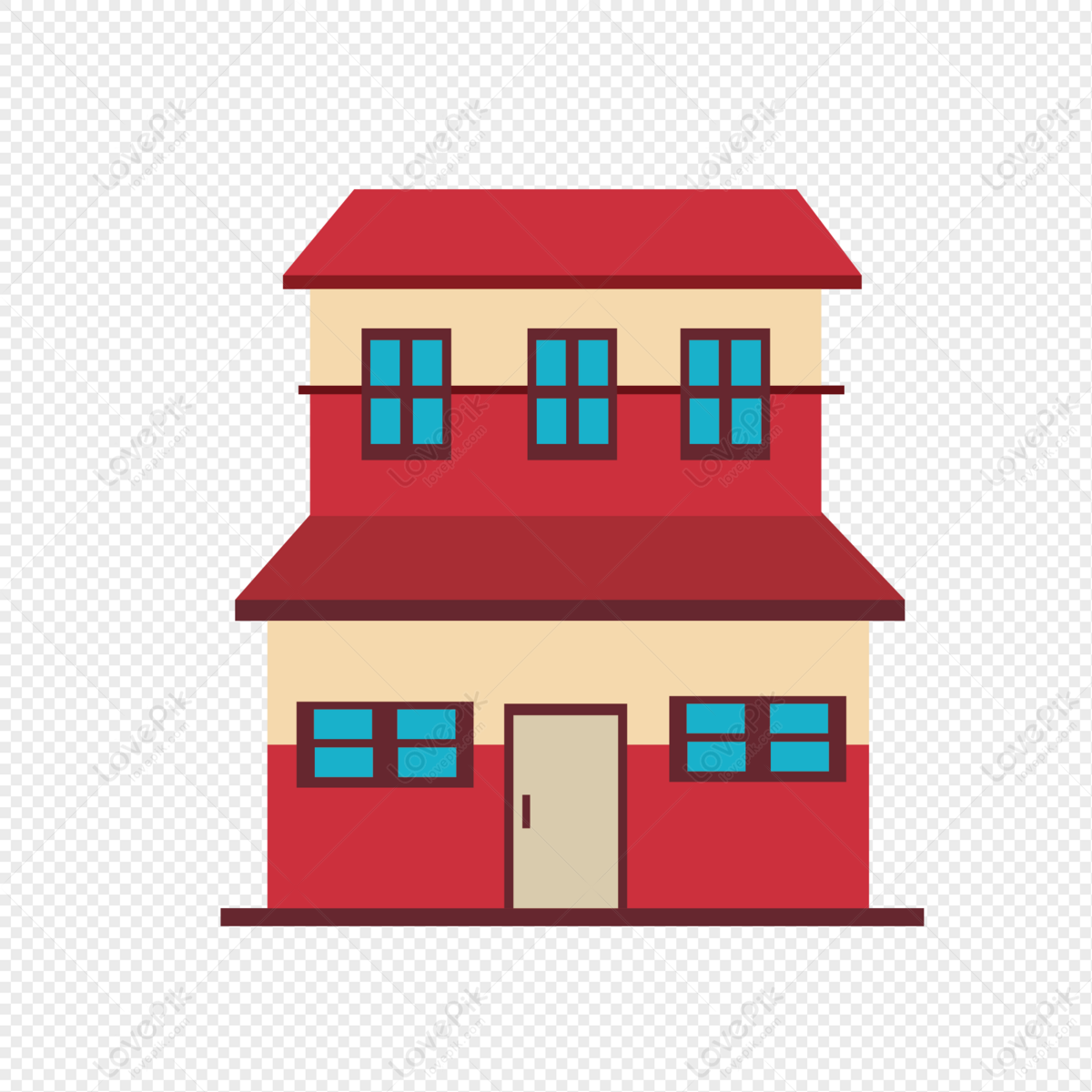 Red House PNG Hd Transparent Image And Clipart Image For Free ...