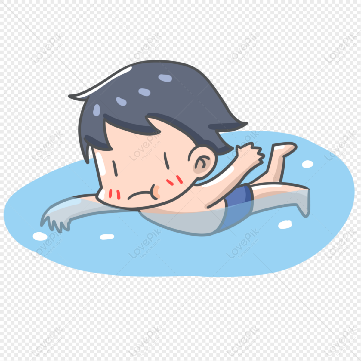 Swimming Boy PNG Free Download And Clipart Image For Free Download ...