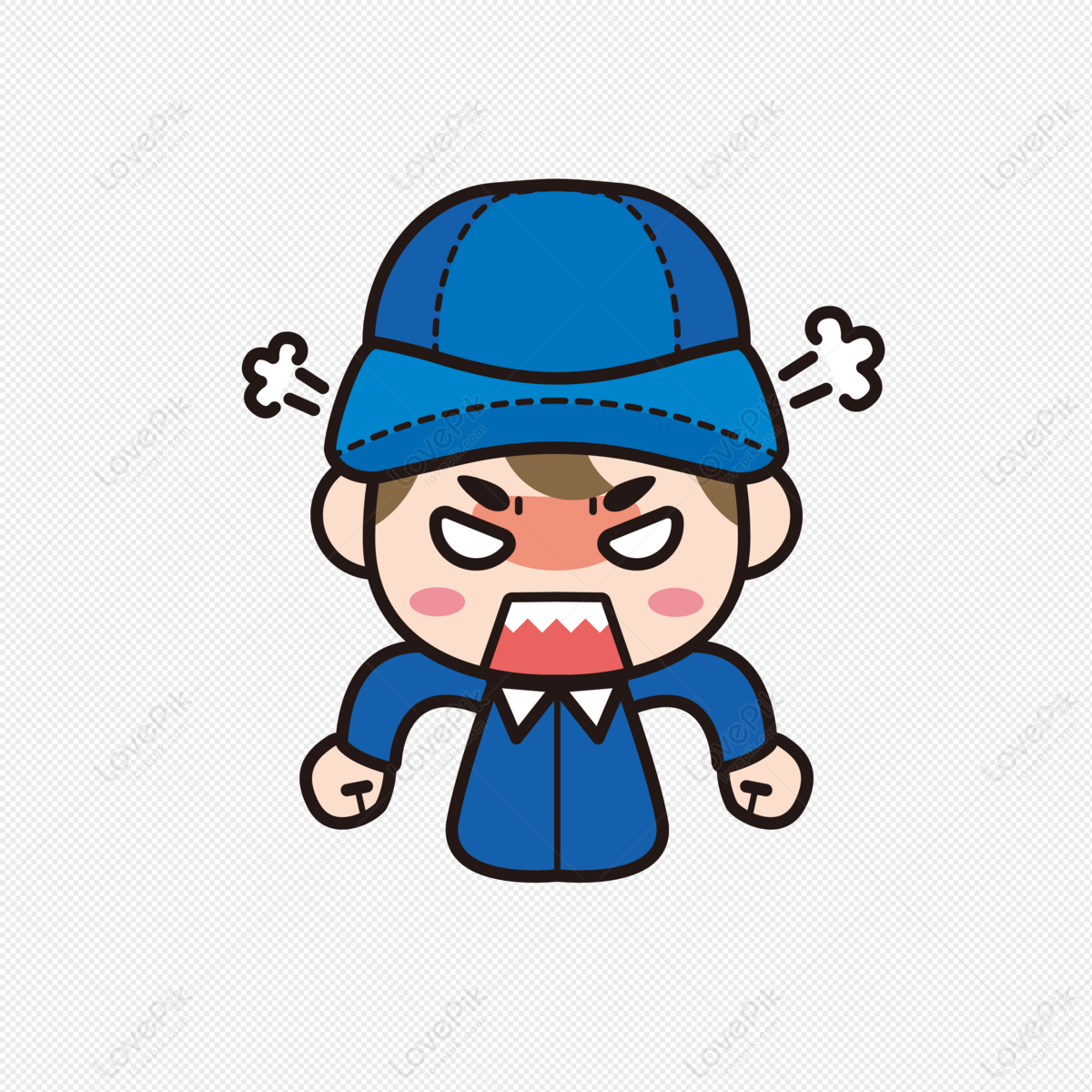 Takeaway Little Brother Anger PNG Image And Clipart Image For Free Download  - Lovepik | 401408358