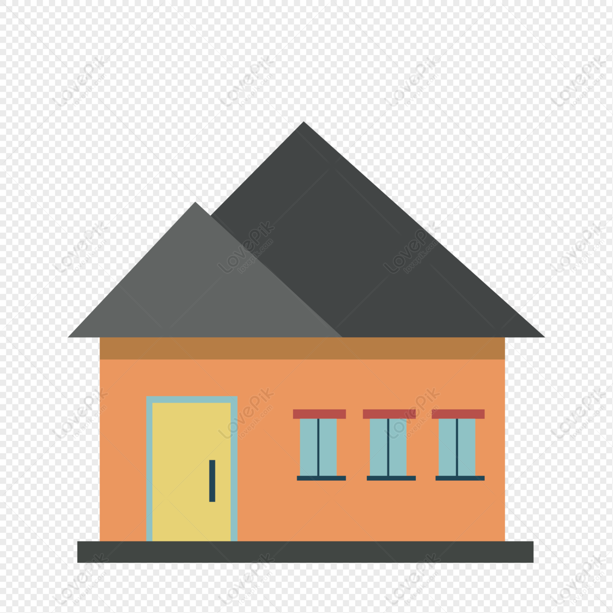 Yellow House PNG Hd Transparent Image And Clipart Image For Free ...