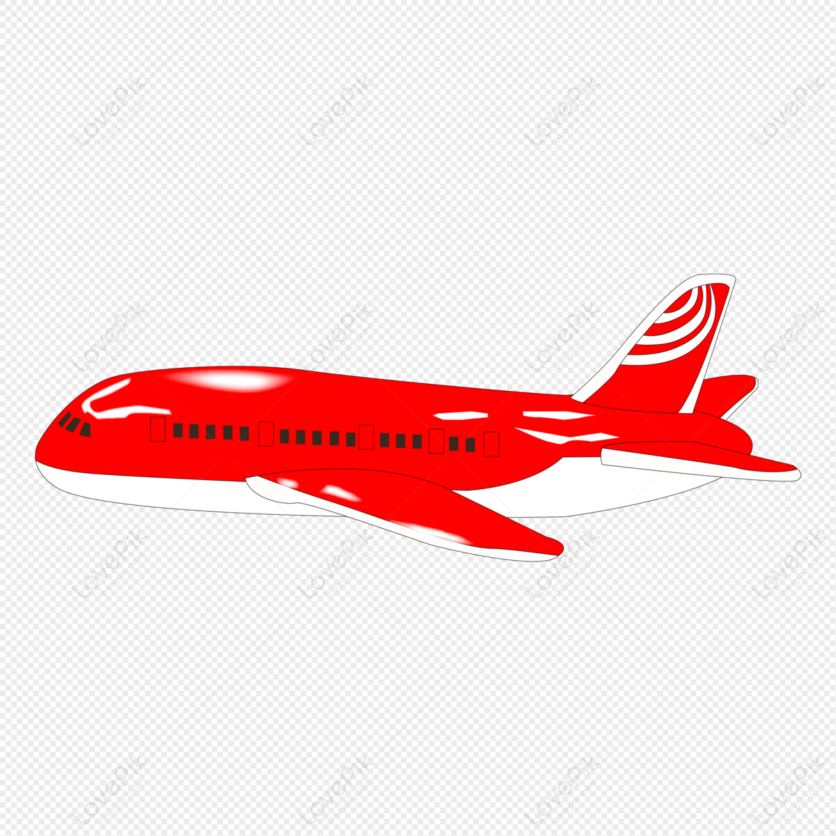 Cartoon Hand Drawn Red Airplane PNG Image Free Download And Clipart Image  For Free Download - Lovepik | 401430421