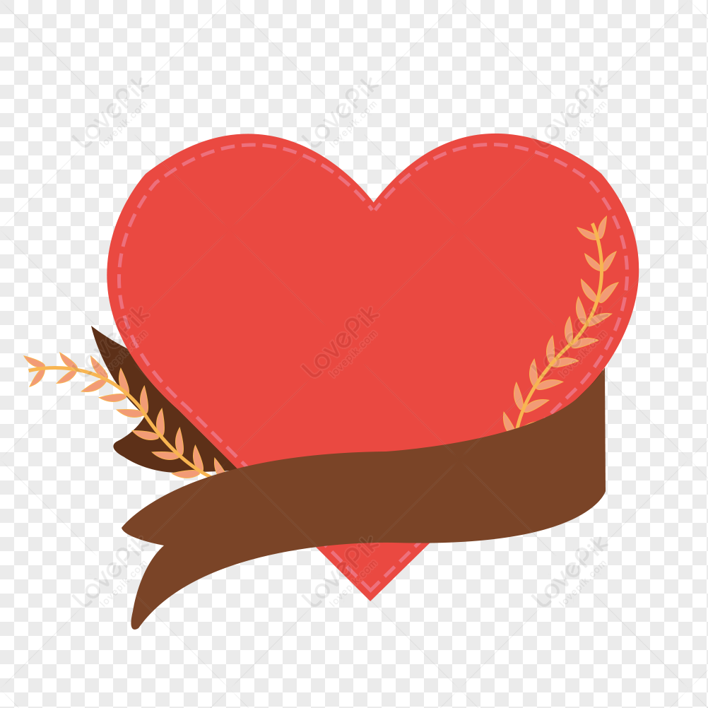 Etiqueta De Amor De San Valentín Dibujada A Mano De Dibujos Anim PNG  Imágenes Gratis - Lovepik