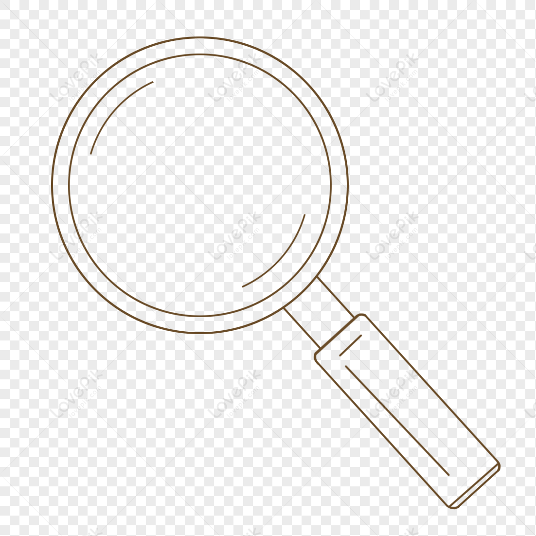 Magnifying glass clipart. Free download transparent .PNG