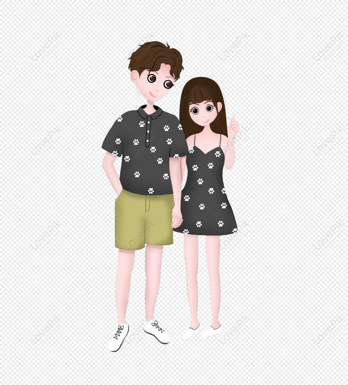 Couple Of Lovers PNG Image And Clipart Image For Free Download - Lovepik |  401440818