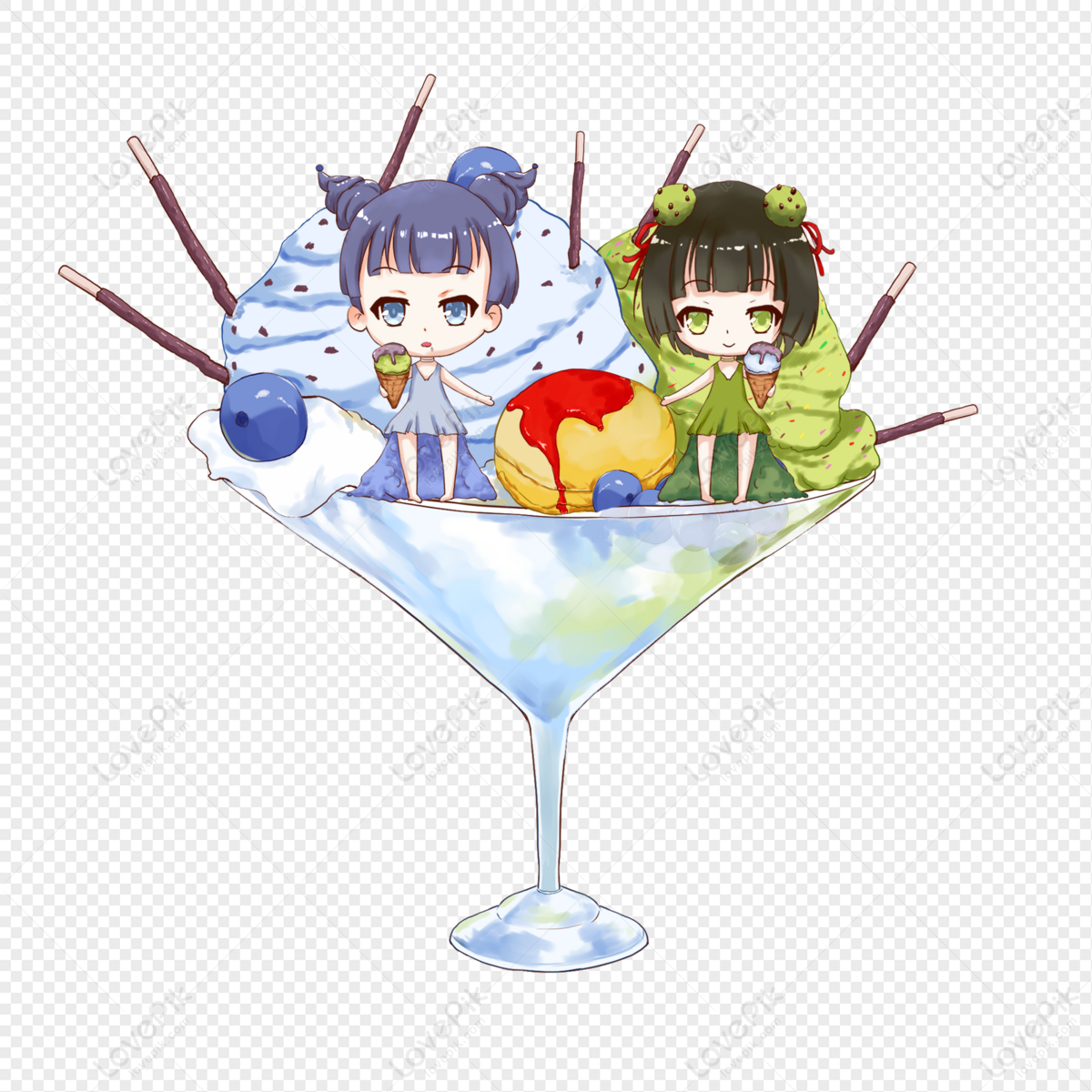 Lofi Anime Cocktail Sur Un Bar De Plage été Vibes Illustration Fond D'écran  Fond Ai Générative | Photo Premium