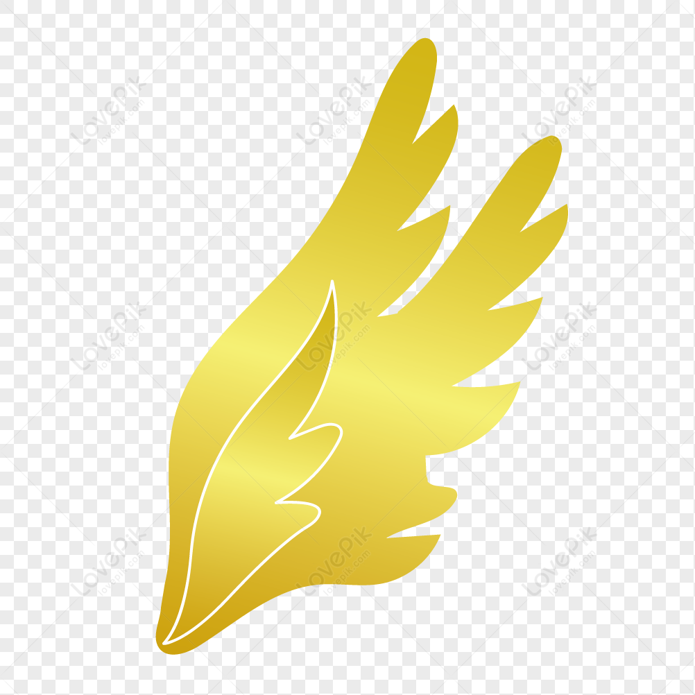 Golden Label Wings Decoration PNG Transparent Background And Clipart Image  For Free Download - Lovepik | 401442130