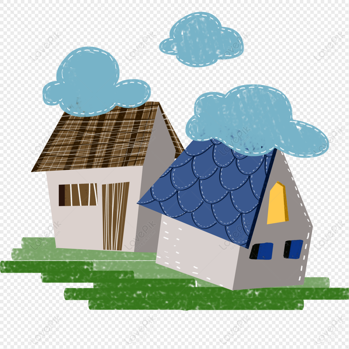 House, Building, House, Rainy House PNG White Transparent And Clipart ...