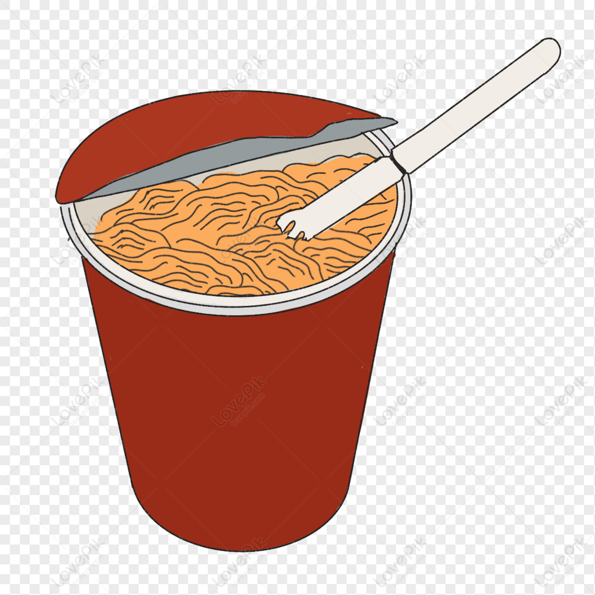 cup noodles clipart