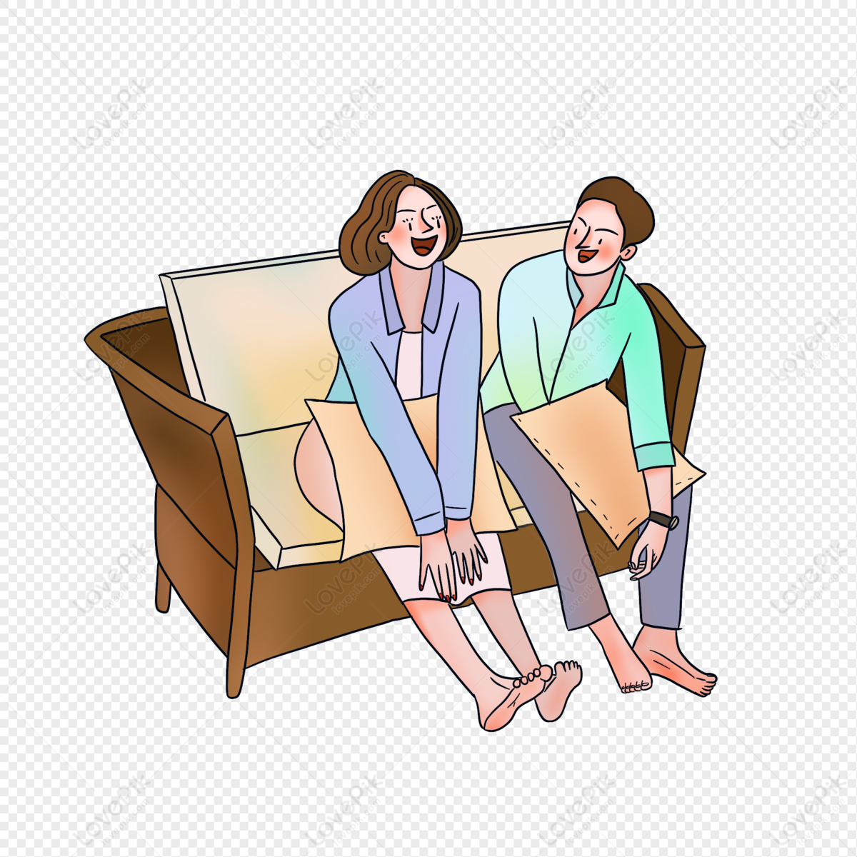 Laughing Couple PNG Images With Transparent Background | Free Download ...