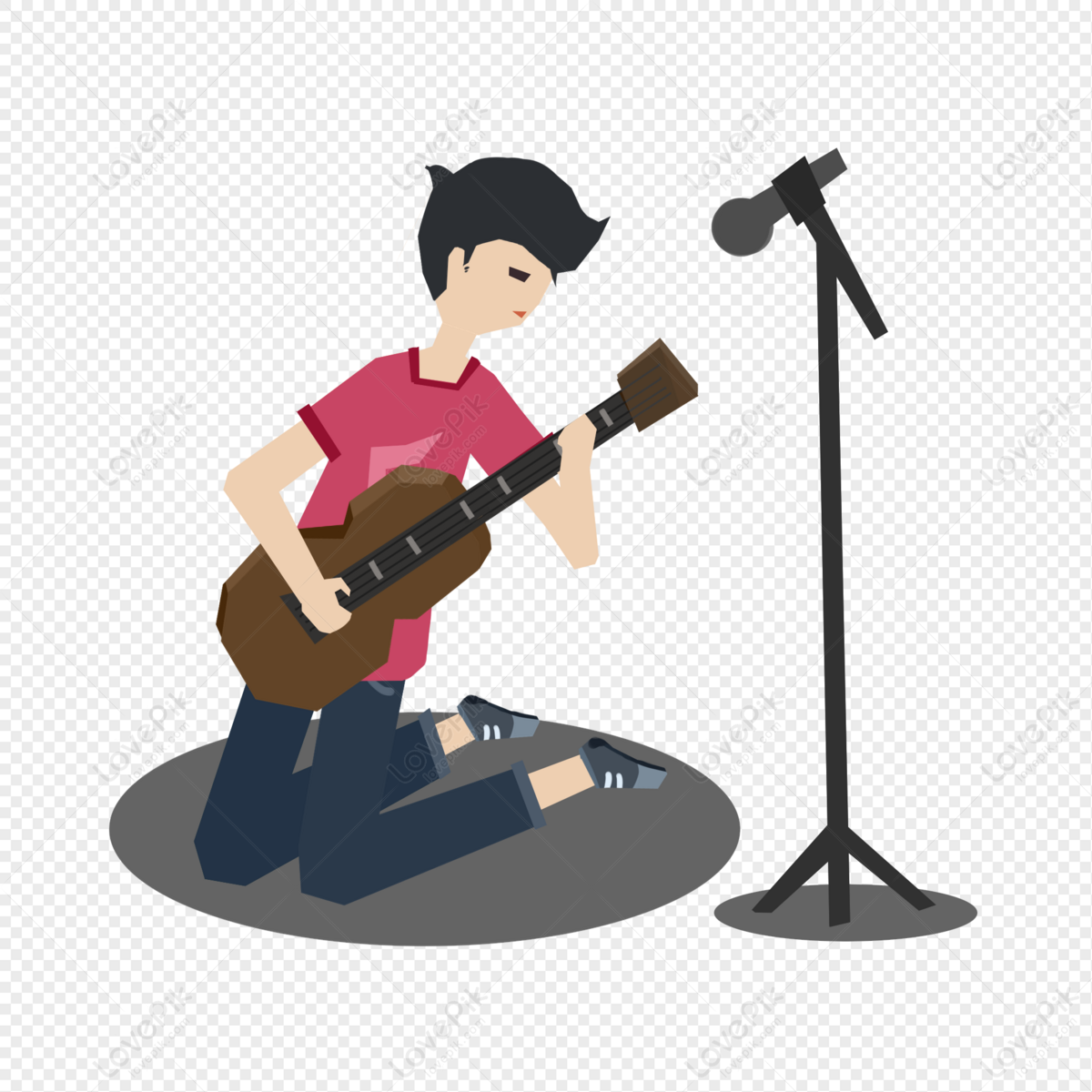 Music Training Class Cartoon Singing Teenager Element Free PNG And Clipart  Image For Free Download - Lovepik | 401426789