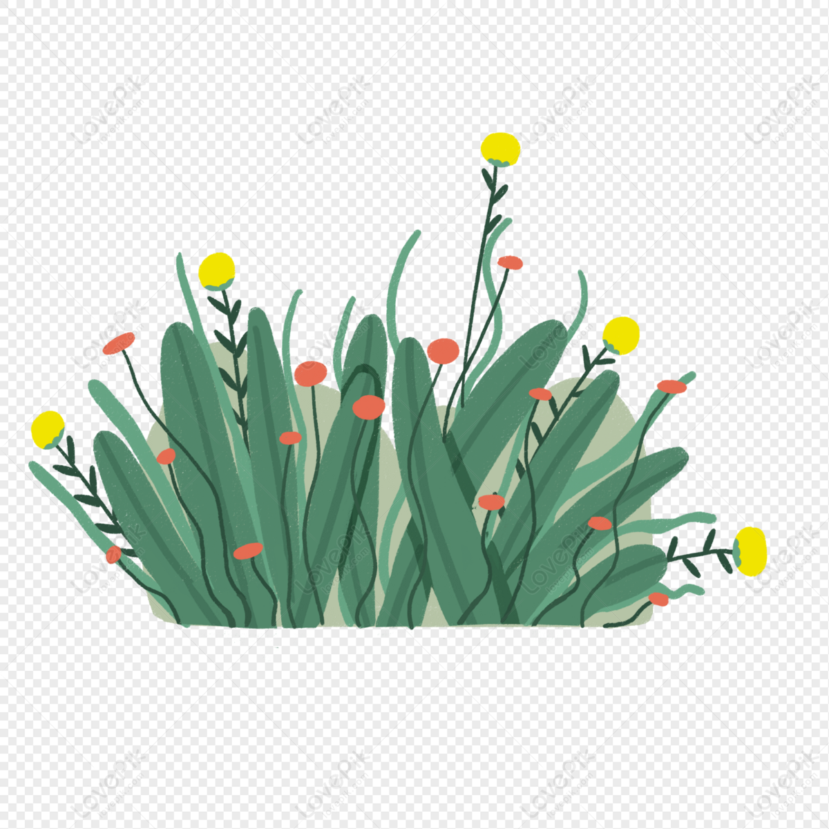 Hình ảnh cây cỏ và hoa trồng vườn - PNG