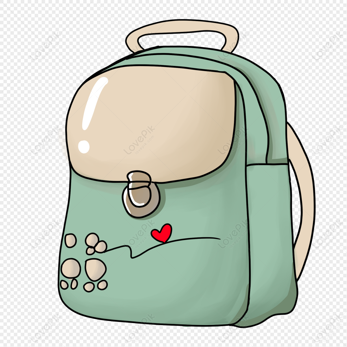 Illustration school bag stock vector. Illustration of highschool - 29179241