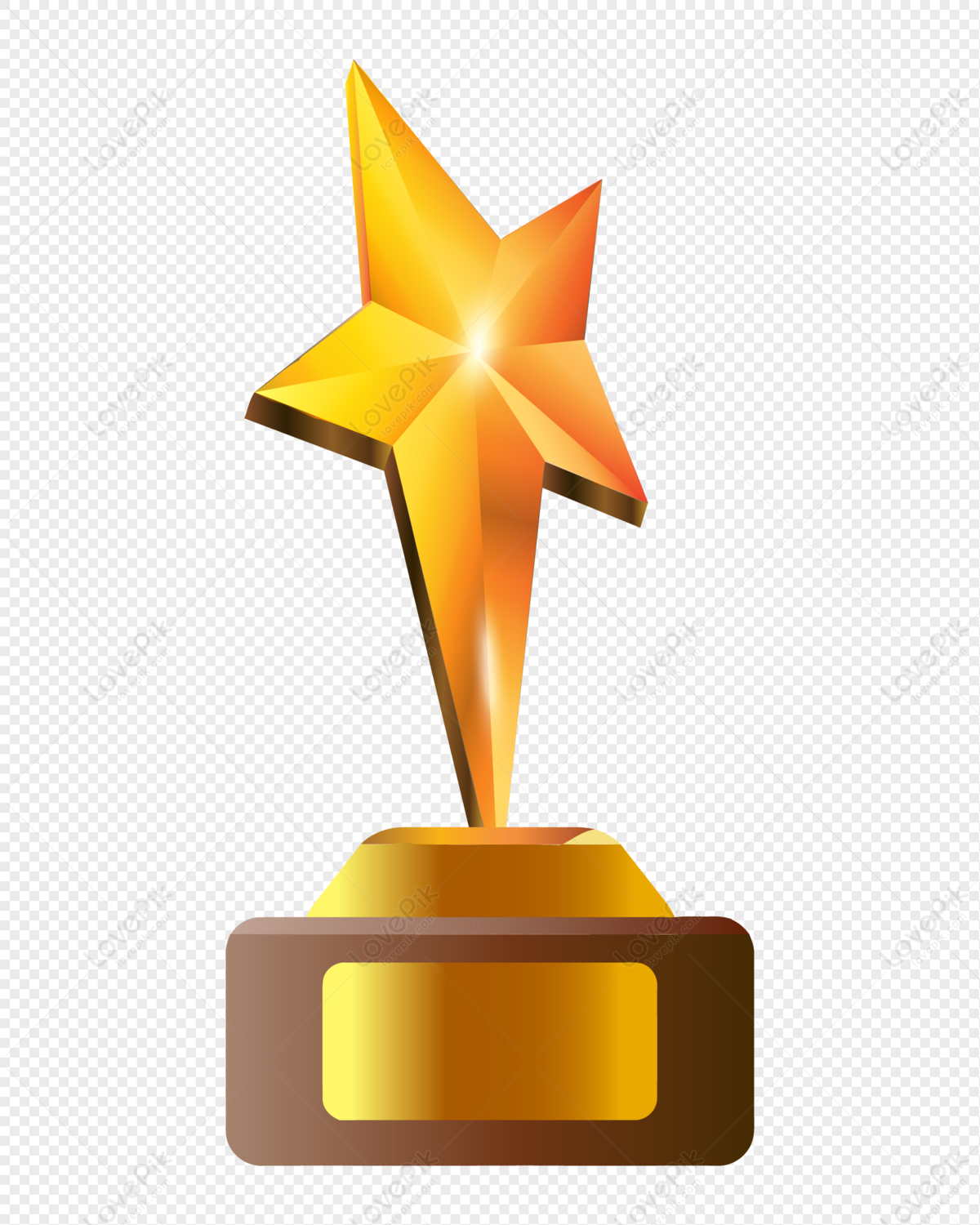 all star trophy clipart