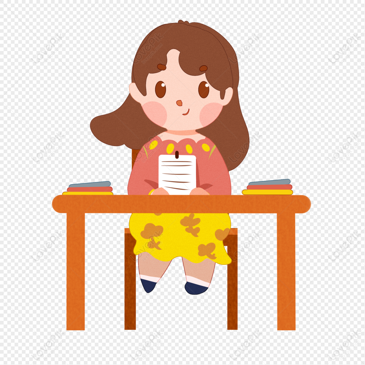 attending class clipart free