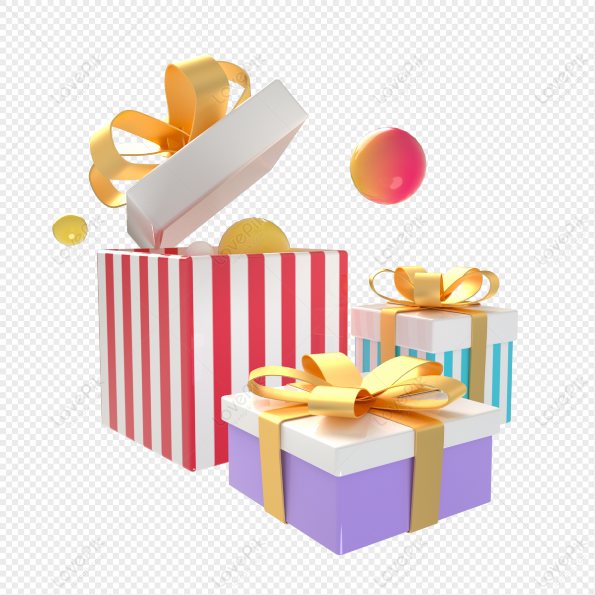 Three Dimensional Gift Box PNG Transparent Background And Clipart Image For  Free Download - Lovepik | 401441940