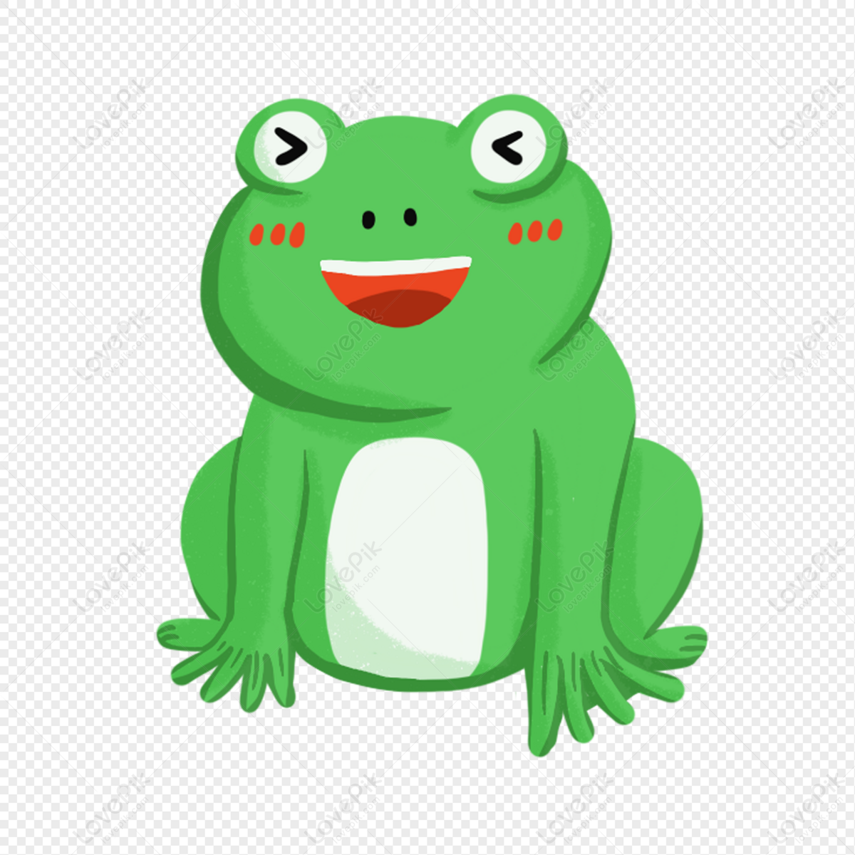 Hình ảnh Một Con ếch Xanh PNG Miễn Phí Tải Về - Lovepik