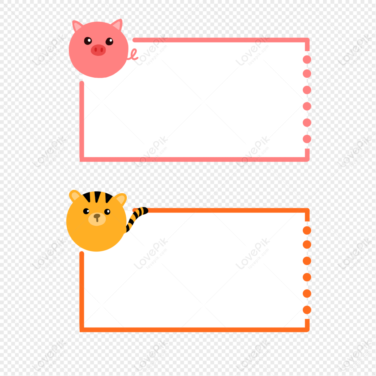 Animal Border PNG Transparent And Clipart Image For Free Download ...