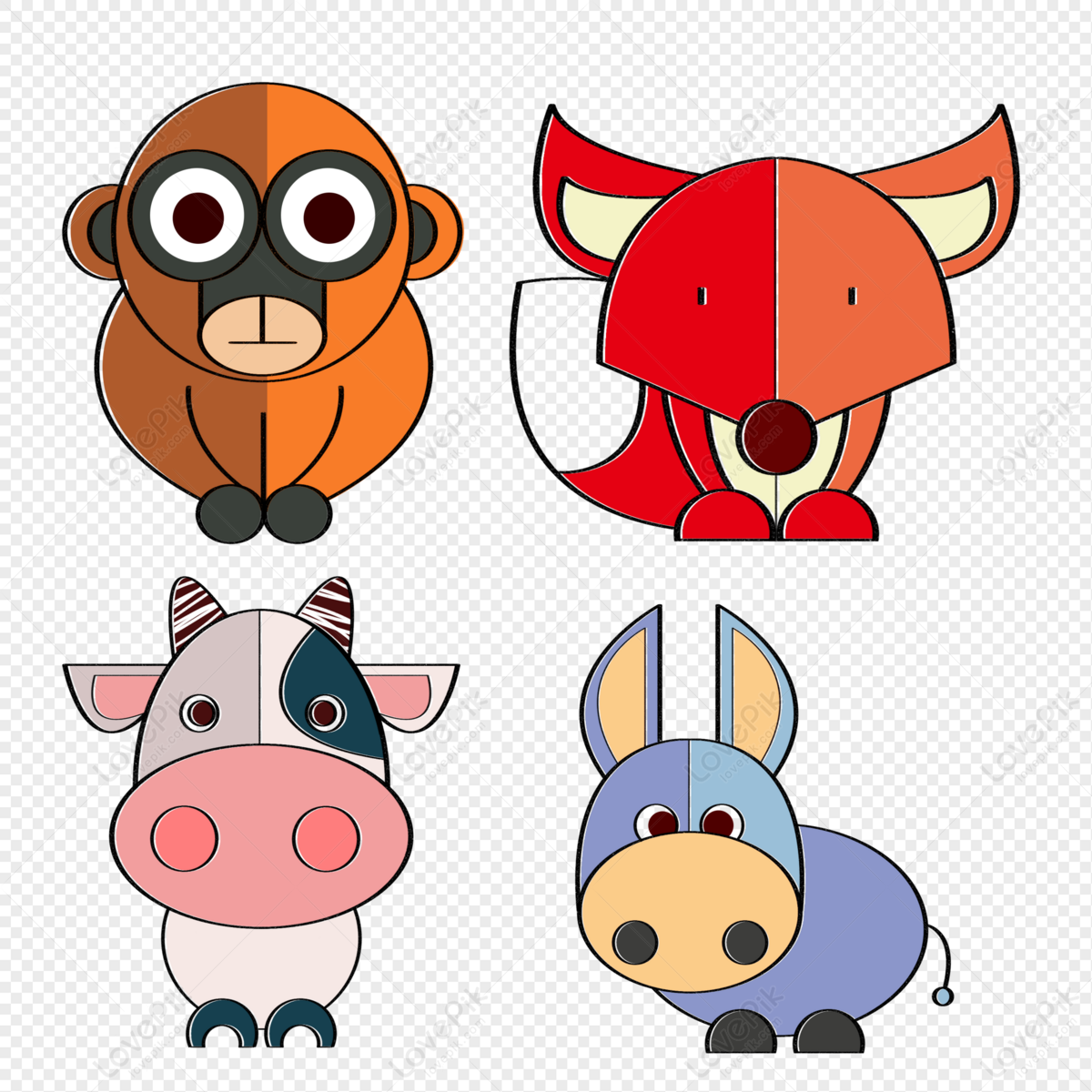 Animals Cartoon png download - 1024*768 - Free Transparent