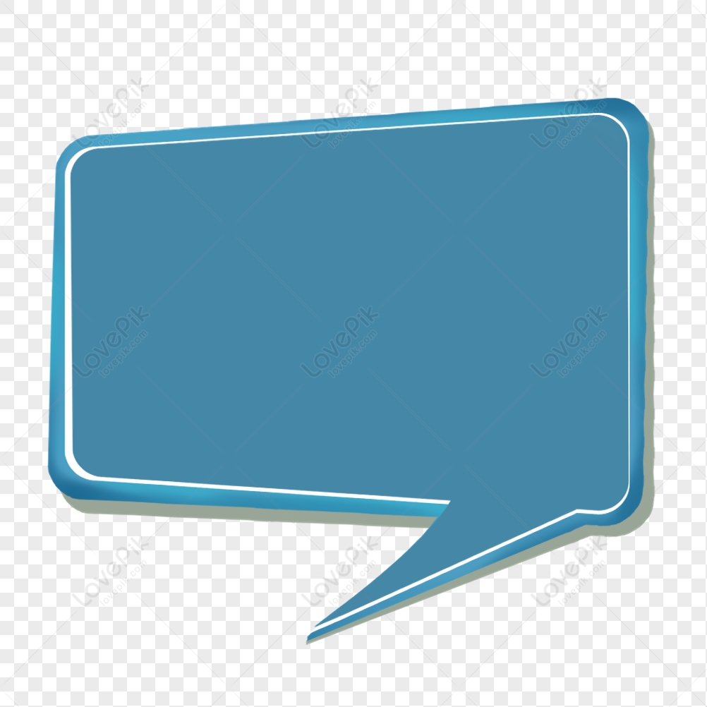 Blue Business Hand Drawn Dialog PNG Image And Clipart Image For Free ...