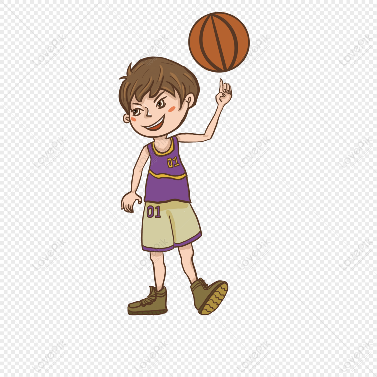 kid playing basketball clipart
