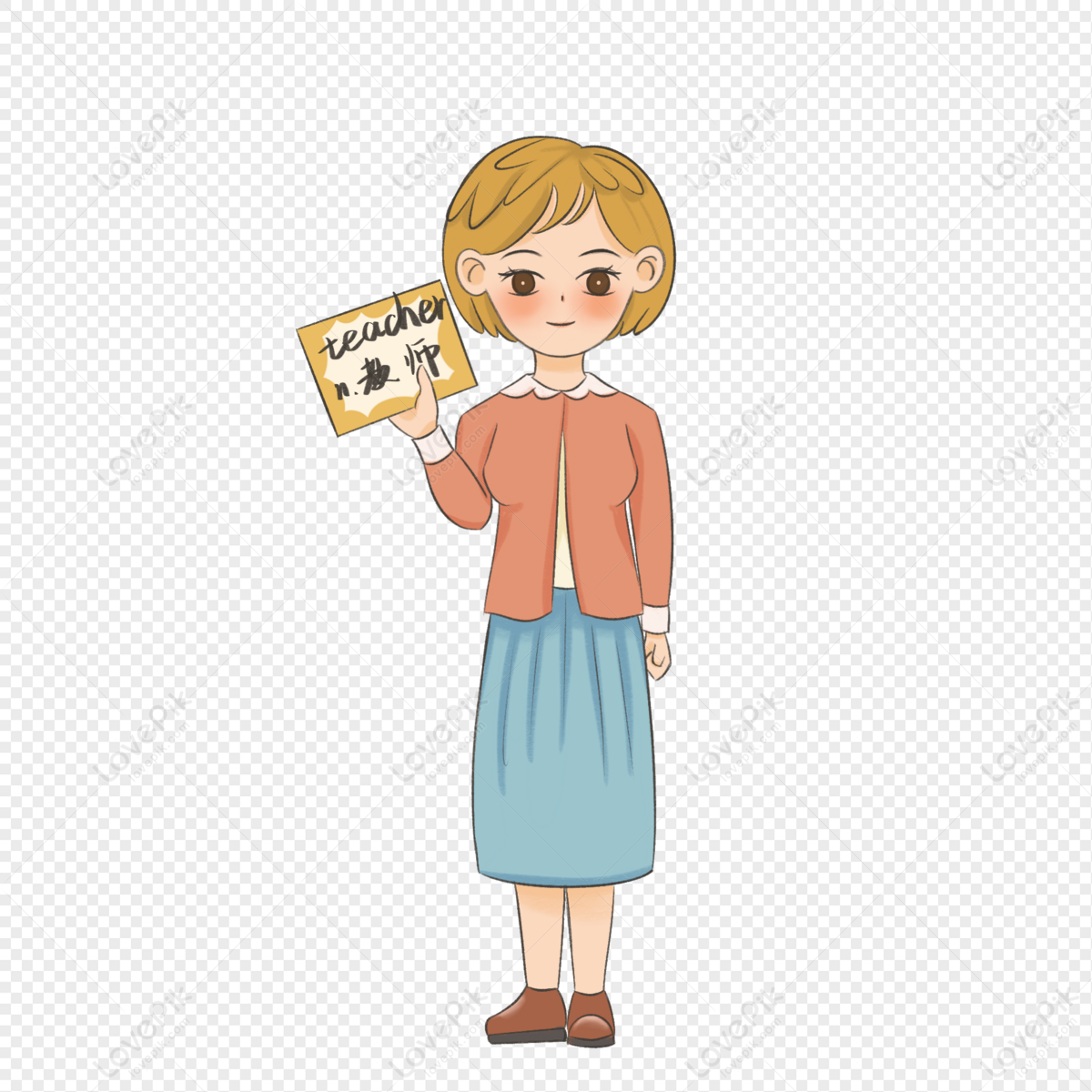Cartoon English Female Teacher PNG Image Free Download And Clipart Image  For Free Download - Lovepik | 401455601