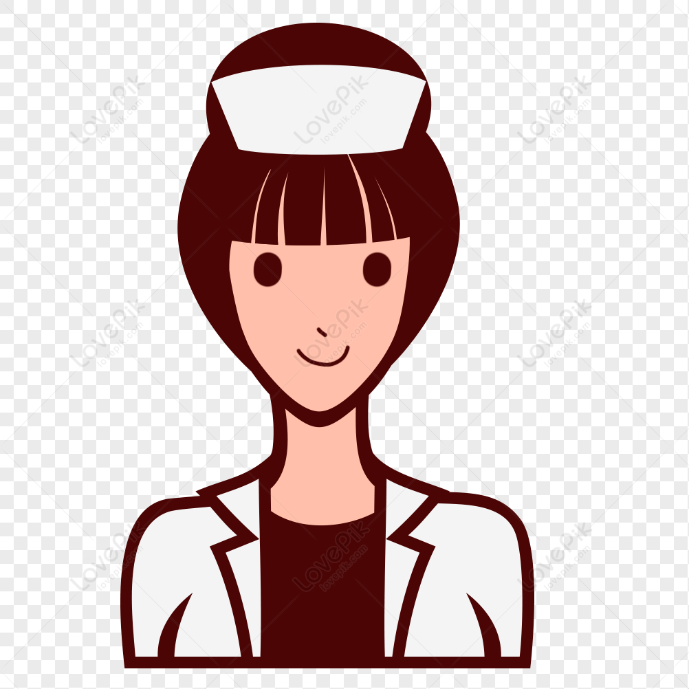 Cartoon Female Nurse Avatar Larawan_Numero ng Graphics_Format ng ...