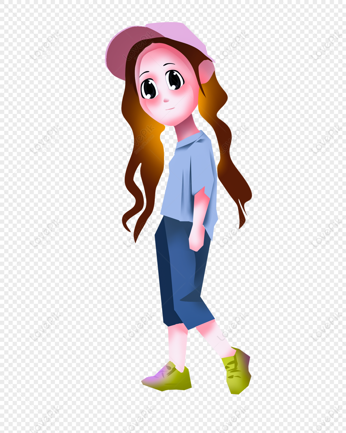 Cartoon Girl Png Picture And Clipart Image For Free Download - Lovepik 