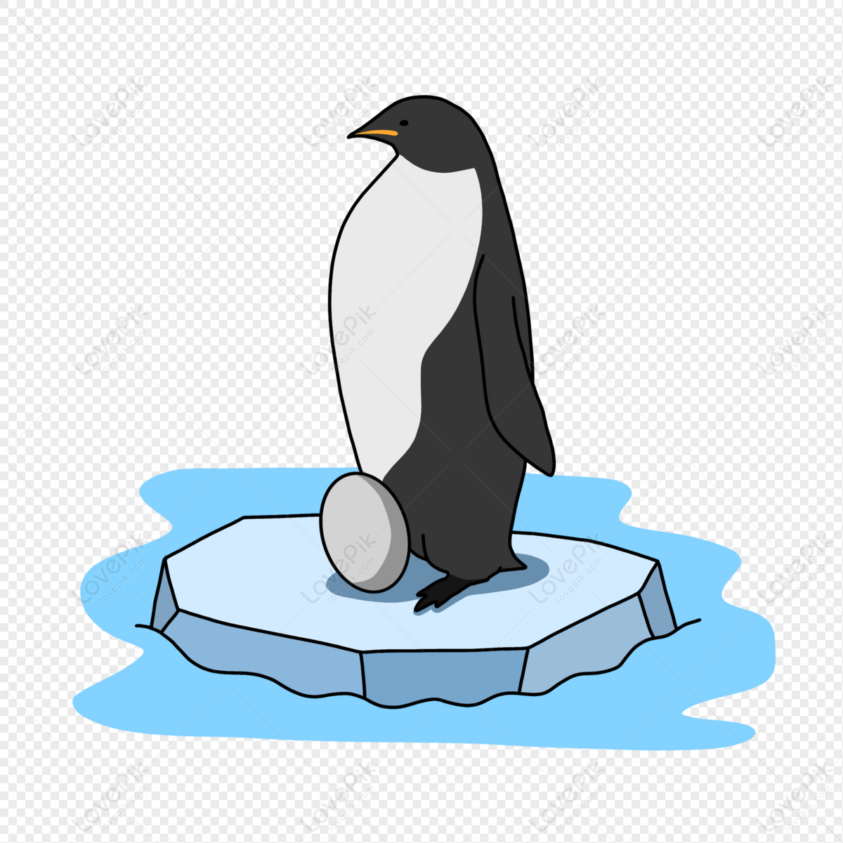 Cartoon Penguin Hatching Egg PNG Transparent Background And Clipart Image  For Free Download - Lovepik | 401456850