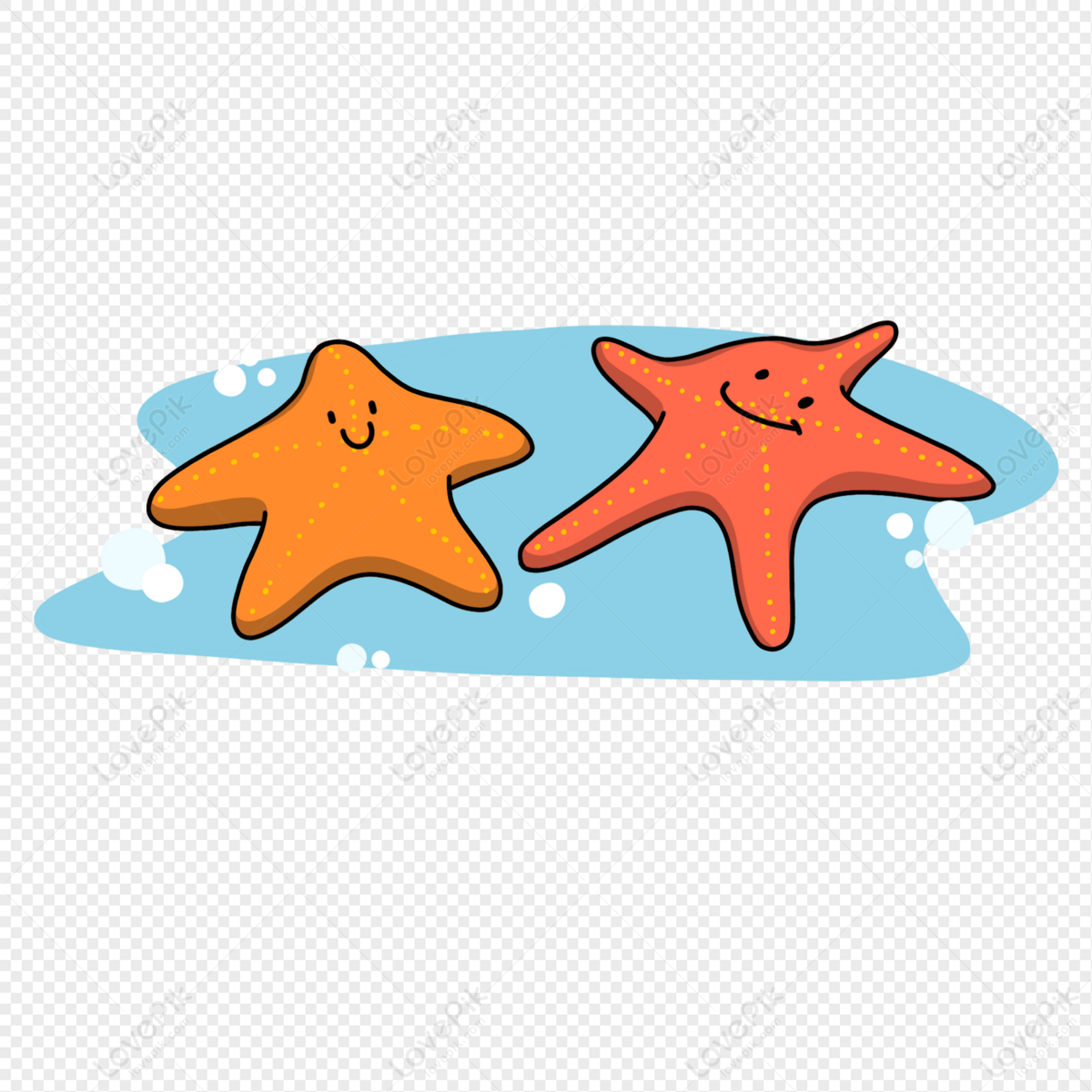Cartoon Starfish Two PNG Picture And Clipart Image For Free Download -  Lovepik | 401456765